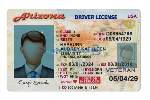 Arizona Driving Licence Template | Amazing Tools
