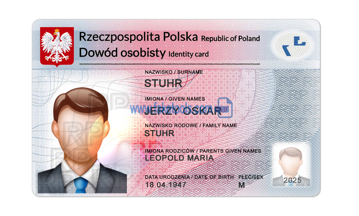 Poland ID Card Psd Template  Amazing Tools Intended For Pvc Id Card Template